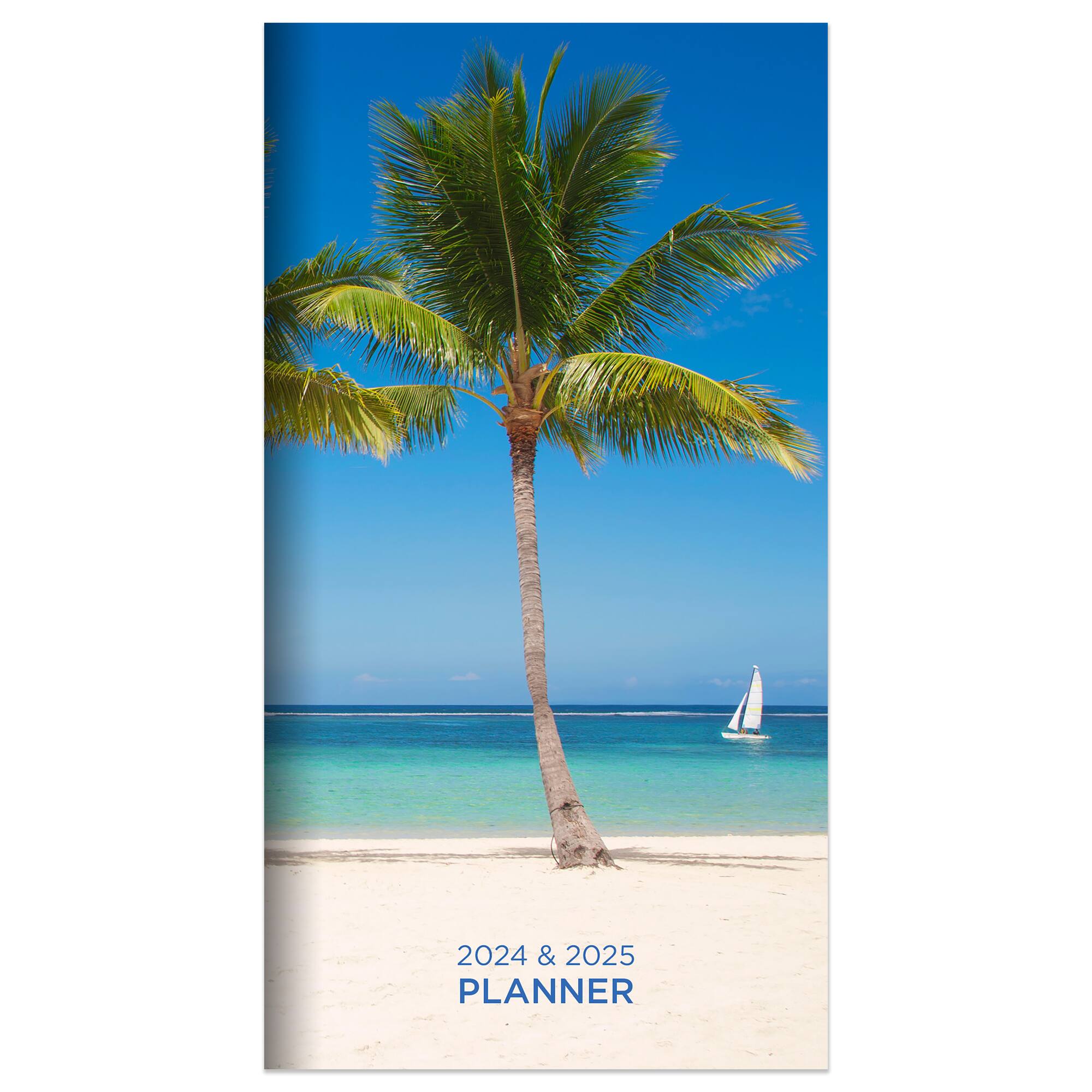 2024-2025 Tropical Beach Monthly Pocket Planner